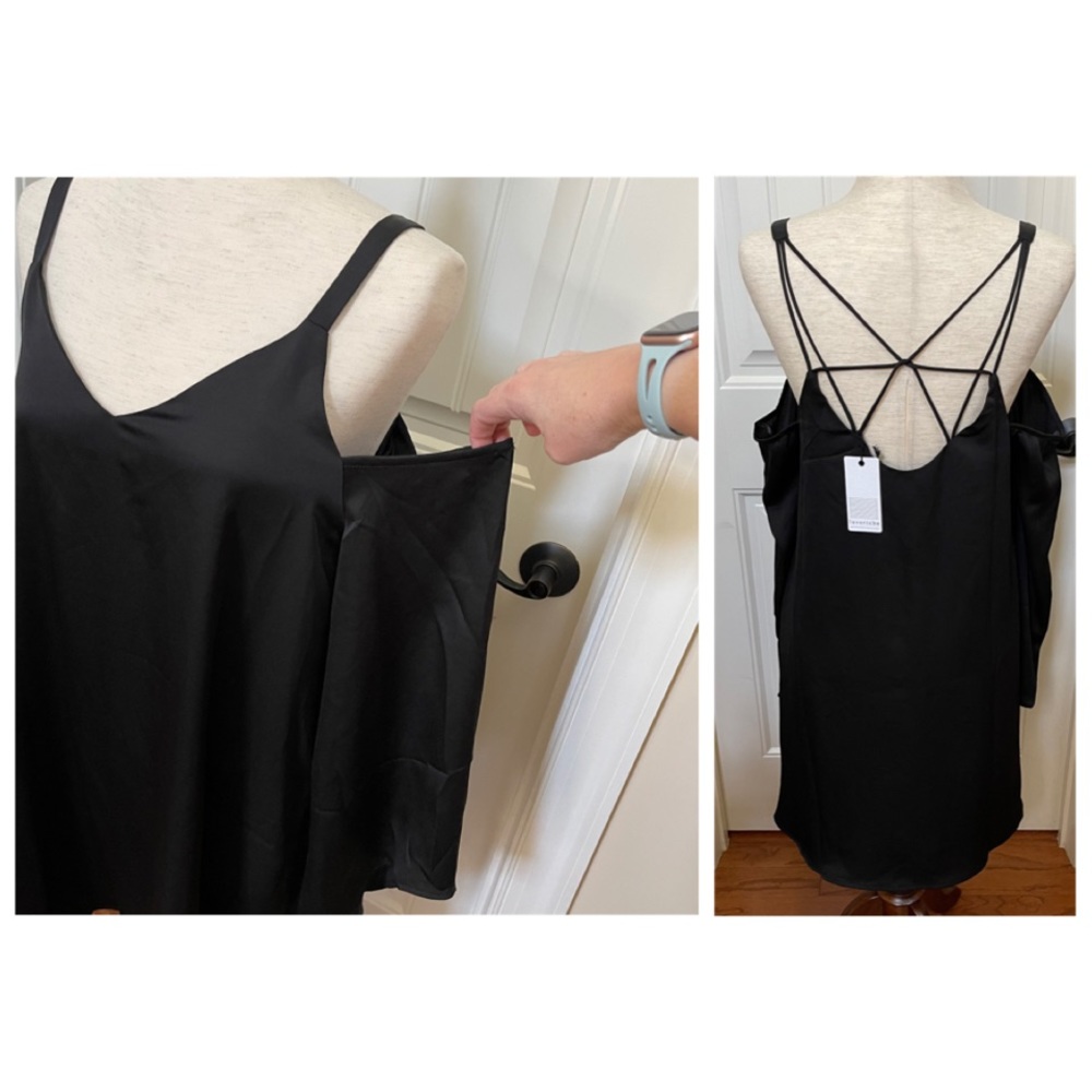 NWT Loveriche Cold Shoulder Dress with Back Detail